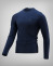 Blusa de hombre 241600 en azul oscuro