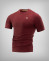 Бордо тениска със златно лого