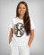 Camiseta blanca para niños modelo 241743