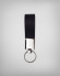 LLAVERO NEGRO FABRICADO 100% PIEL AUTÉNTICA