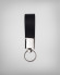 Key holder in black 100% genuine leather