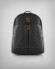 Mochila de cuero de lujo en negro