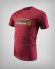 Bordeaux t-shirt with gold print