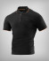 Camiseta con cuello en negro modelo 241788