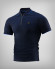 Camiseta con cuello en azul oscuro modelo 241788
