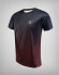 Camiseta modelo 241746 en azul oscuro y burdeos