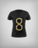 OCHO DE ORO - CAMISETA INFANTIL NEGRA DE ALGODÓN