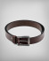 Brown smooth leather belt