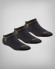 Calcetines de algodón transpirables, Negro, 3 pares