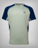 Мъжка бие тениска в мента и синьо